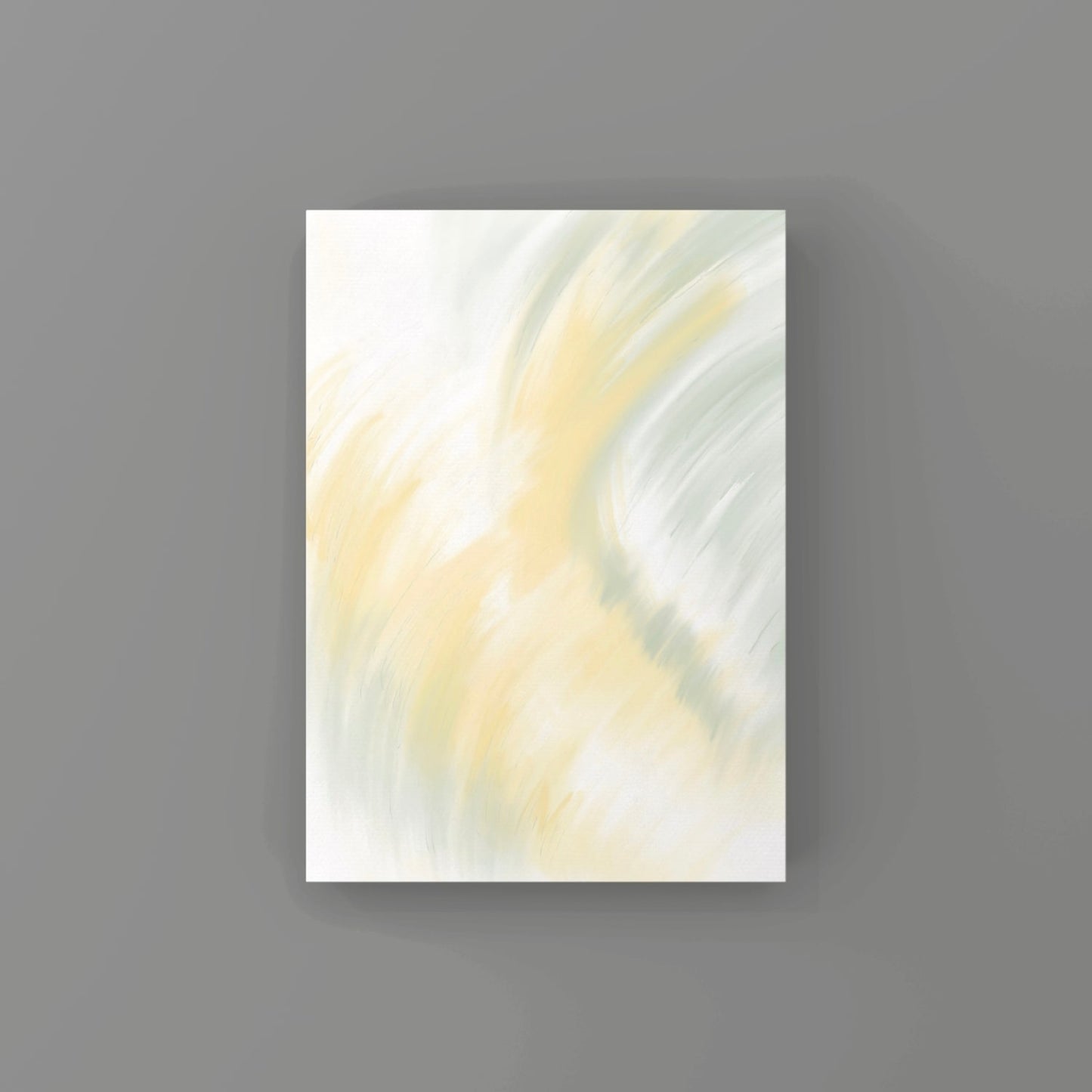 Hush Abstract art print designed using Farrow & Ball signature & Archive colour palette range, CC4,74 & 233. 