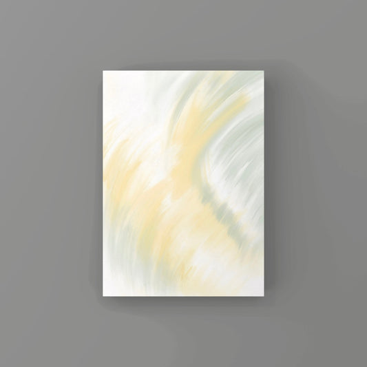 Hush Abstract art print designed using Farrow & Ball signature & Archive colour palette range, CC4,74 & 233. 